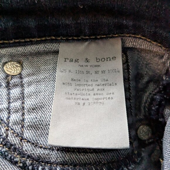 Rag & Bone mid-rise capri jean - Picture 8 of 8